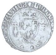 Douzain with porcupine of Brittany - Louis XII Rennes mint; 2nd type obverse image
