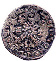 Douzain - Henri II 2nd type, France, 1551-1552 reverse image
