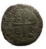 Douzain aux deux C premier type - Charles IX, France, 1572-1574 reverse image