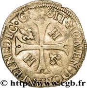Douzain - Henri III 2nd type, France, 1575-1588 reverse image