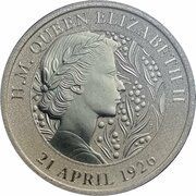 1 Dollar - Elizabeth II 6th Portrait - 95th Birthday Queen Elizabeth II, Australia, 2021 reverse image