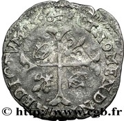 Douzain - Henri IV 9th type, France, 1593-1596 reverse image