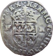 Douzain - Henri IV Dolphin issue; 2nd type obverse image