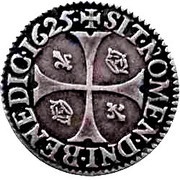 Douzain - Louis XIII, France, 1624-1625 reverse image