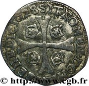 Douzain - Louis XIII, France, 1625-1629 reverse image