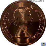 1 Dollar - Elizabeth II 1st Portrait - 110 Years of the Australian Penny obverse image