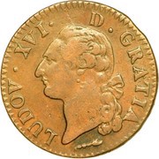 Sol de Béarn - Louis XVI obverse image