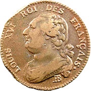 12 Deniers - Louis XVI FRANÇAIS obverse image