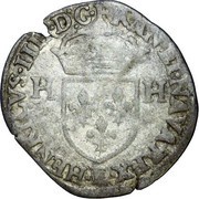 Quinze deniers Douzain contremarqué - Louis XIII obverse image