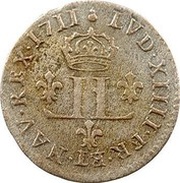 15 Deniers - Louis XIV obverse image
