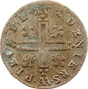 15 Deniers - Louis XIV, France, 1710-1713 reverse image