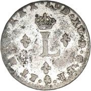 1⁄60 Ecu - Louis XV Sou Marque/Double Sol obverse image