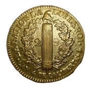 2 Sols - Louis XVI FRANÇOIS, France, 1791-1793 reverse image