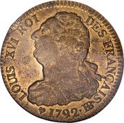 2 Sols - Louis XVI FRANÇAIS obverse image