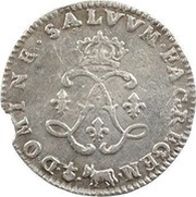 4 Sols with 2 Ls of Bearn - Louis XIV, France, 1691-1698 reverse image