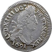 4 Sols with 2 Ls - Louis XIV obverse image