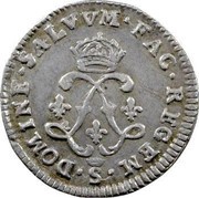 4 Sols with 2 Ls - Louis XIV, France, 1691-1700 reverse image