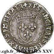 ½ Teston - Francis I 1st type, France, 1515-1534 reverse image