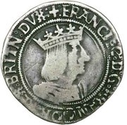 ½ Teston - François I 3rd type obverse image