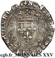 Demi teston, 8e type - s.d., François 1er, France, 1540-1547 reverse image