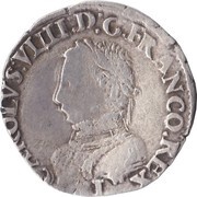 ½ Teston - Charles IX 5th type obverse image