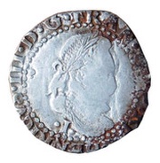¼ Franc - Henri III obverse image