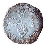 ¼ Franc - Henri III, France, 1574-1590 reverse image