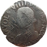 ½ Teston - Henri III 2nd type obverse image