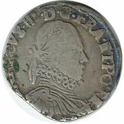 ½ Teston with a milled collar - Henry III 3rd type obverse image