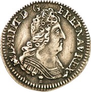 1⁄20 Ecu with three crowns - Louis XIV obverse image