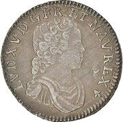 1⁄20 Ecu "Vertugadin" - Louis XV obverse image