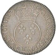 1⁄20 Ecu "Vertugadin" - Louis XV, France, 1716-1718 reverse image