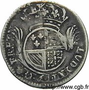 1⁄16 Ecu of Flanders with palm branches - Louis XIV obverse image