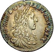 1⁄12 Ecu of Dauphiné with juvenile bust - Louis XIV obverse image