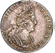 1⁄12 Ecu with palm branches - Louis XIV obverse image