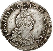 1⁄12 Ecu of Dauphiné with insignia - Louis XIV obverse image