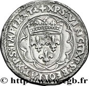 Teston - Louis XII, France, 1514 reverse image