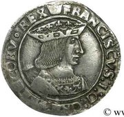 Teston - François I 3rd type obverse image
