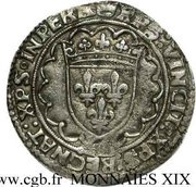Teston - François I 3rd type, France, 1515-1540 reverse image