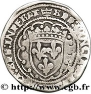 Teston 3° type - François I, France, 1515-1540 reverse image