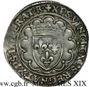Teston - François I 1st type, France, 1529-1531 reverse image