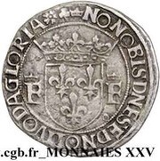Teston - François I 13th type, France, 1529-1531 reverse image