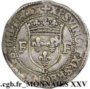 Teston - François I 13th type, France, 1540-1545 reverse image