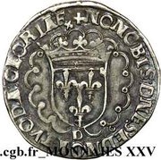 Teston - François I 8th type, France, 1540-1547 reverse image