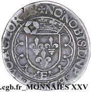 Teston - François I 14th type, France, 1540-1547 reverse image