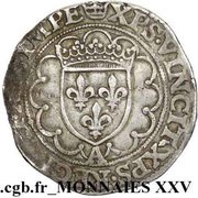 Teston - François I 6th type, France, 1541-1547 reverse image