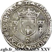 Teston - François I 4th type, France, 1546-1547 reverse image