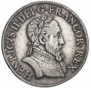 Teston - Henri II obverse image