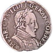 Teston - Henri II obverse image