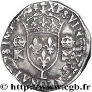Teston - Charles IX 4th type, France, 1562-1574 reverse image